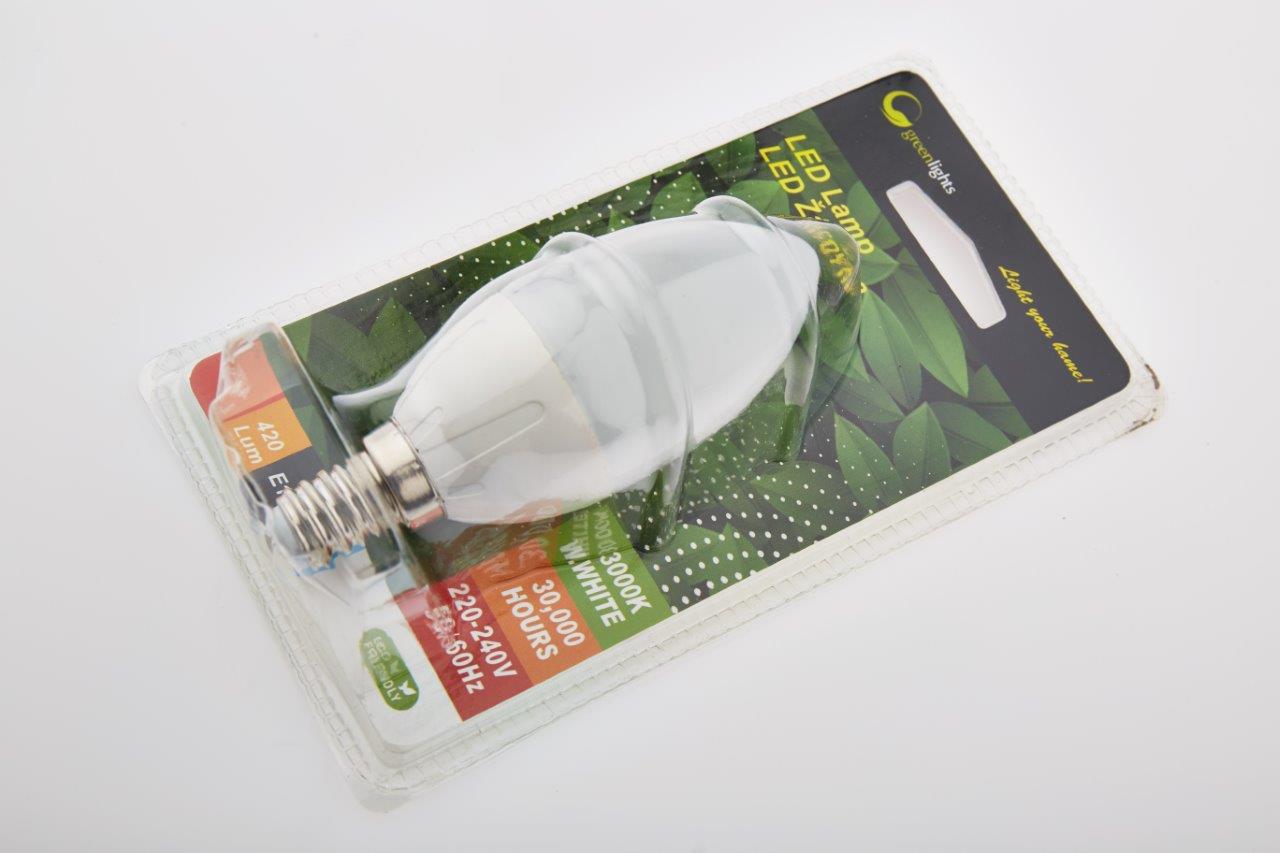 LED žárovka GREEN LIGHTS E14 SMD2358 6W AP svíčka